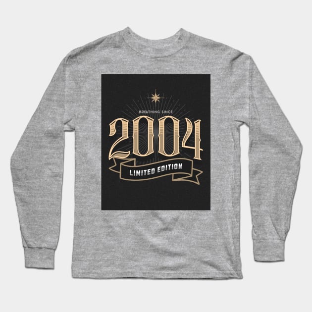 Born in Year 2004 Long Sleeve T-Shirt by TheSoldierOfFortune